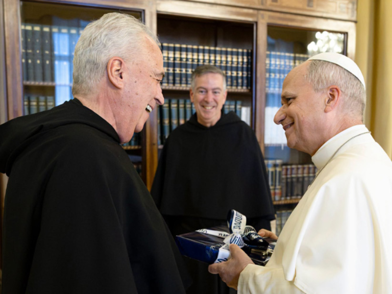 St Bernadette Visits Pope Leo XIV’s Alma Mater Villanova University